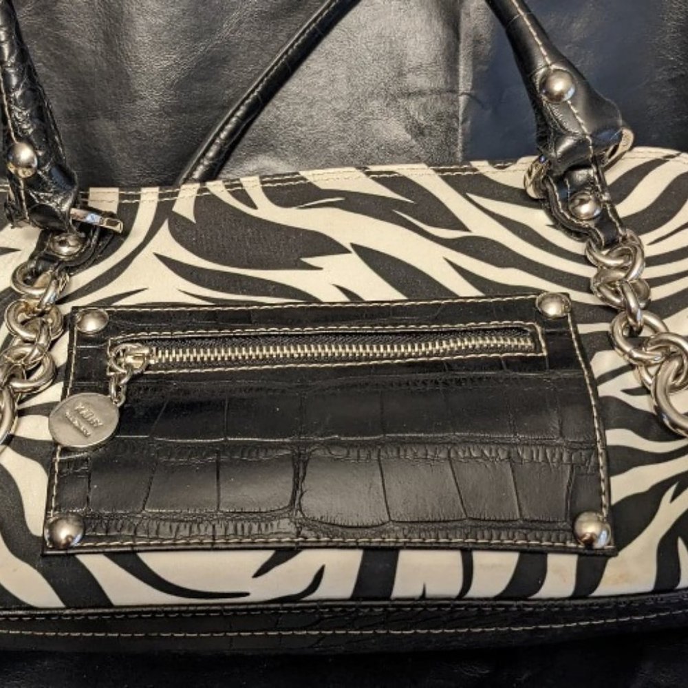 Kathy Van Zeeland Zebra Purse